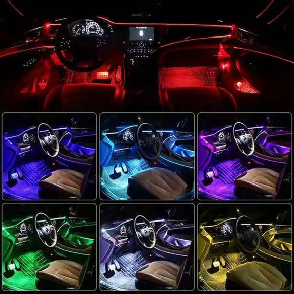 Car USB Atmosphere Light Modification Center Control Instrument Panel - Image 3