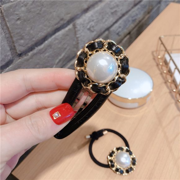 Hair Trim Clip Spring Fragrance Pearl Hair Clip Bangs Clip Student Hair Accessories - Image 3