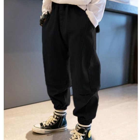 Boys' Middle And Older Children's Footwear Overalls Trousers - Image 5