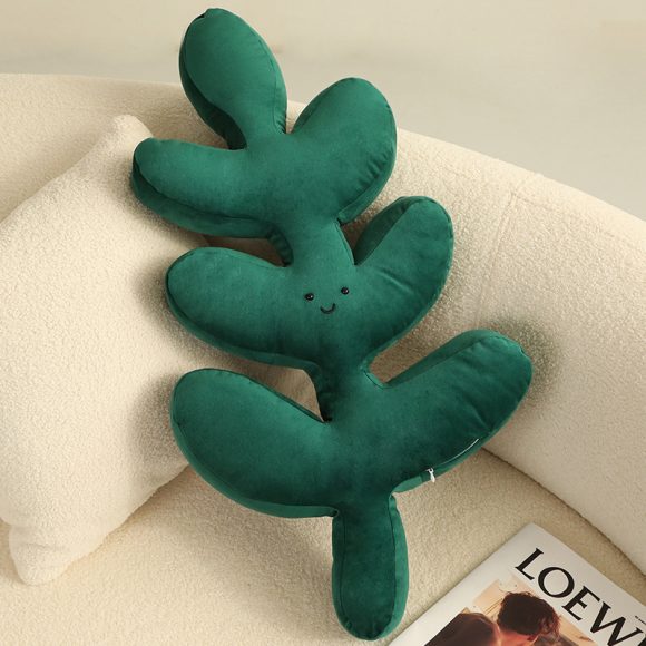 Green Plant Pillow Home Philodendron - Image 6
