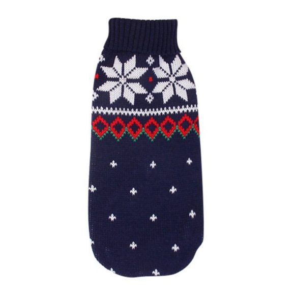 Christmas Turtleneck Knitting Sweater Dog Clothing - Image 3