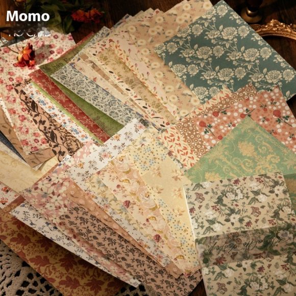 Material Paper Retro Artistic Background Notebook DIY Note - Image 3