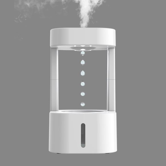 Creative Anti-gravity Water Drop Humidifier Air Conditioning Mist Spray Household Quiet Bedroom Office With 580ML Water Tank - Image 4