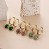 French Minority Design Titanium Steel Earrings