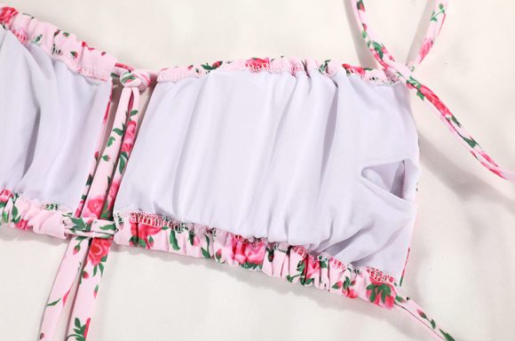 Swimwear Women's Printed Strap Bikini - Image 8