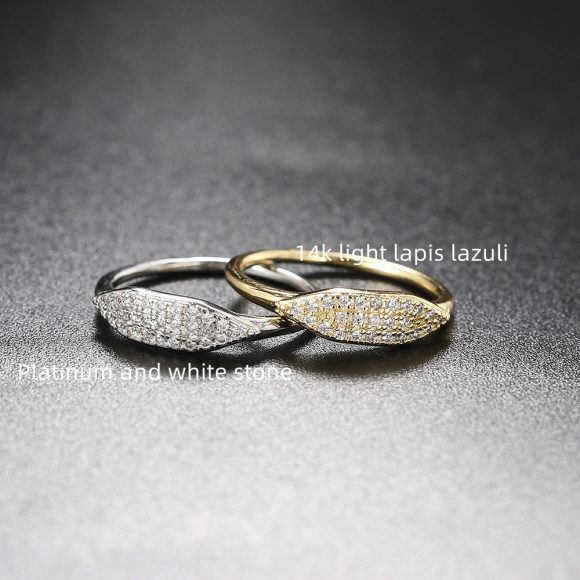 Women's Fashion Gold-plated Simple Thin Ring - Image 7