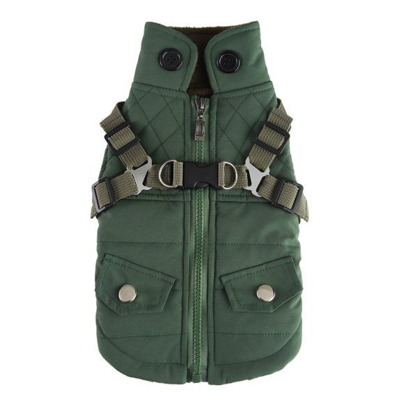 Pet Winter Cotton Dog Clothes Zipper Jacket Dog Supplies - Image 6
