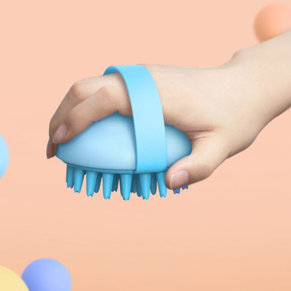 Pet Silicone Bath Massage Scrub Bath Brush For Cats And Dogs - Image 2