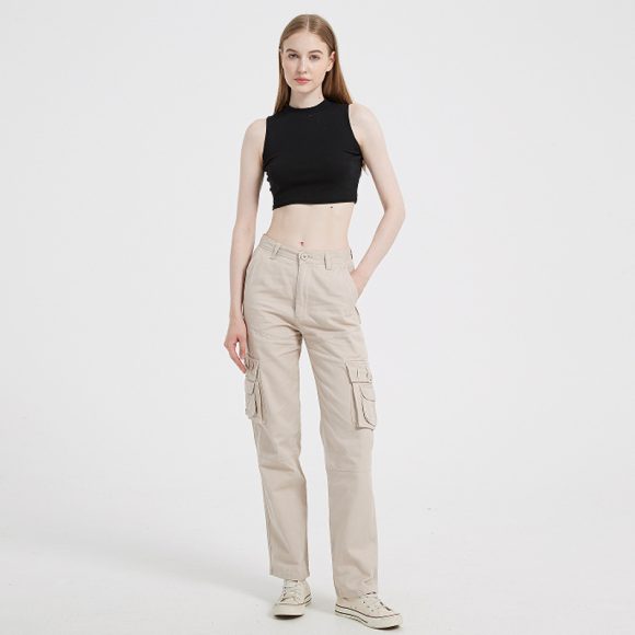 European And American Plus Size Women's Multi-pocket Sports Pants - Image 5