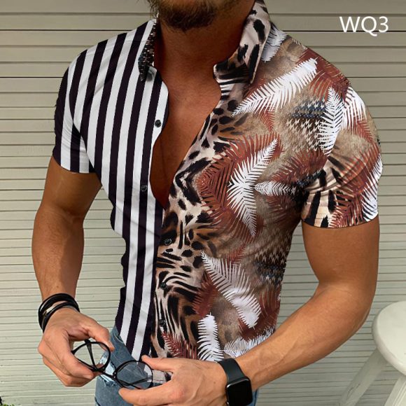 Men's Summer Beach Print Shirt - Image 4