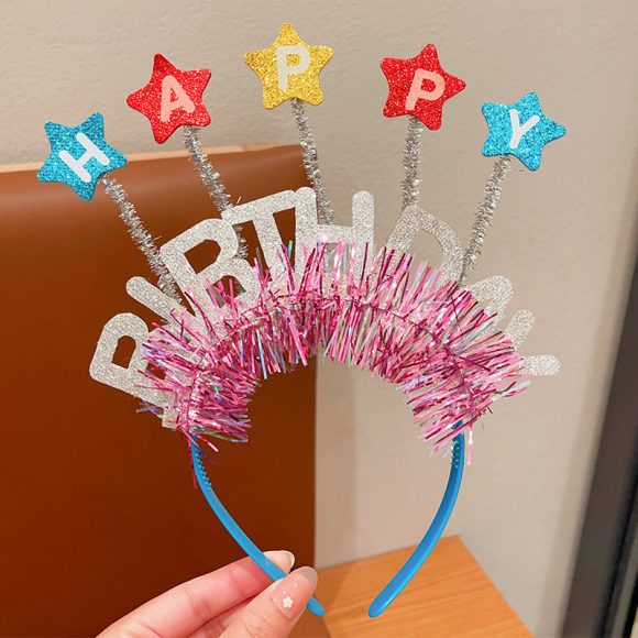New Cute Children's Headband Princess Birthday Photo Decoration Accessories - Image 6