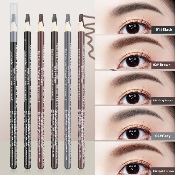 Hard Core Wild Eyebrow Pencil Waterproof And Sweatproof Distinct Look - Image 9