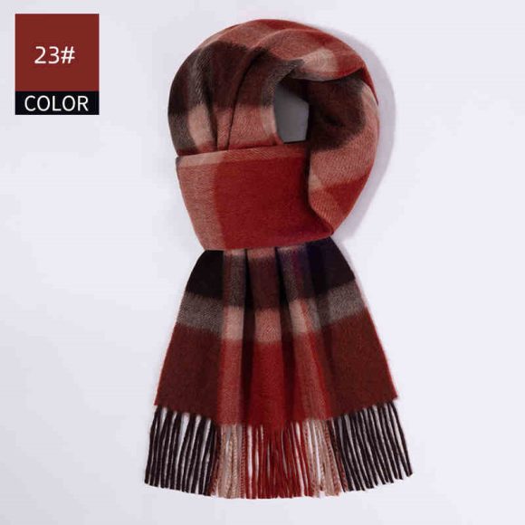 Winter New Men's Cashmere Scarf - Image 9
