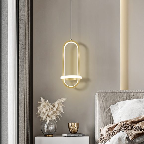 Modern Simple Led Bedroom Bedside Chandelier Nordic Creative Personality - Image 2