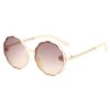 Kids Wave Frame Vintage Round Frame Sunglasses - Image 5