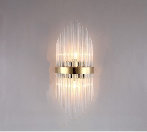 Modern Living Room Light Luxury Crystal Creative Wall Lamp - Image 3