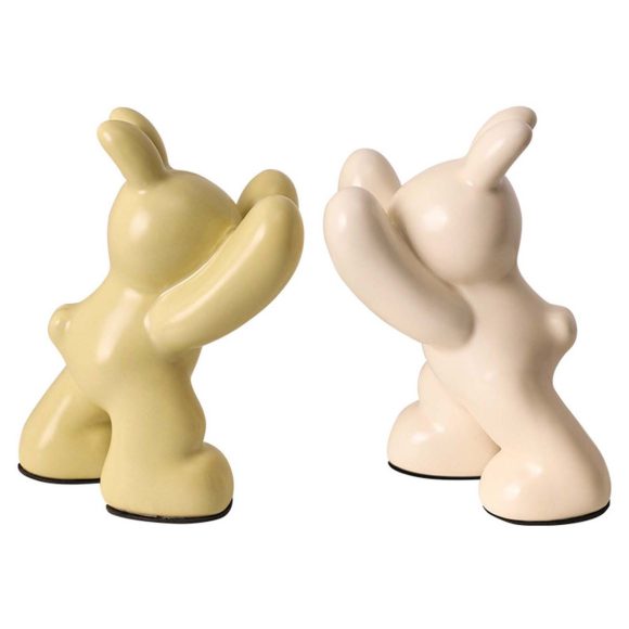 Decorative Ceramic Book Ends Creative Animal Figurine Book Ends Stands Suitable For Hold Cds Dvds Magazines - Image 7