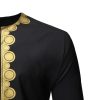 Men's Casual Long-sleeved Polyester Shirt Bronzing - Image 7