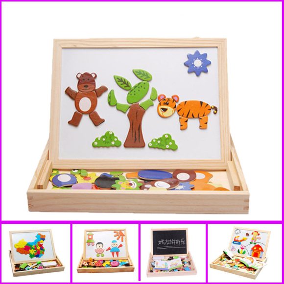 Farm Mania Animal Joypin Double-sided Drawing Board Three-dimensional Magnetic Puzzle - Image 3