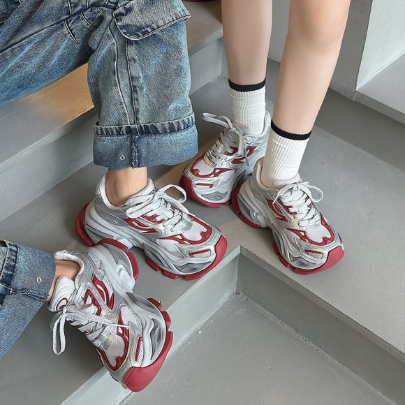 Sports And Leisure New Versatile Breathable Increased Couple Dad Shoes - Image 5