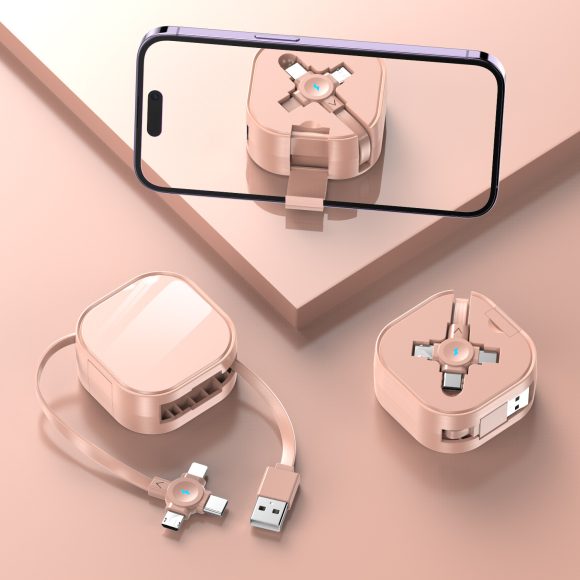 Three-in-one Bracket Telescopic Data Cable - Image 3