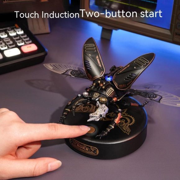 3d Beetle Mechanical Punk Metal Model Assembly - Image 6