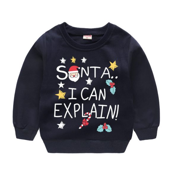 Christmas Casual Children Sweater Holiday Clothing - Image 2