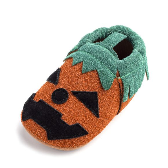 Baby Girls Boys Halloween Pumpkin Cosplay Slip-on Shoes Soft First Walking Children Canvas Shoes Kids Girls Walking Shoes - Image 3