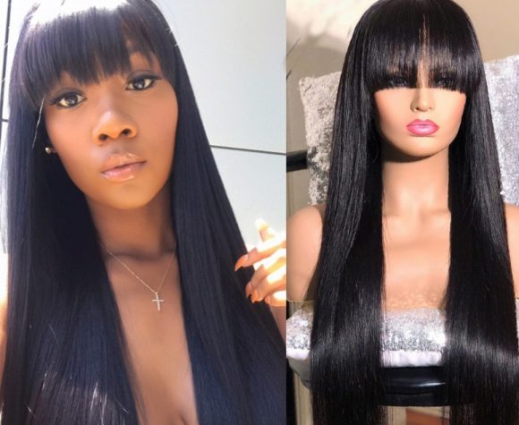 Wig Real Human Hair Straightening Mechanism Headgear - Image 6