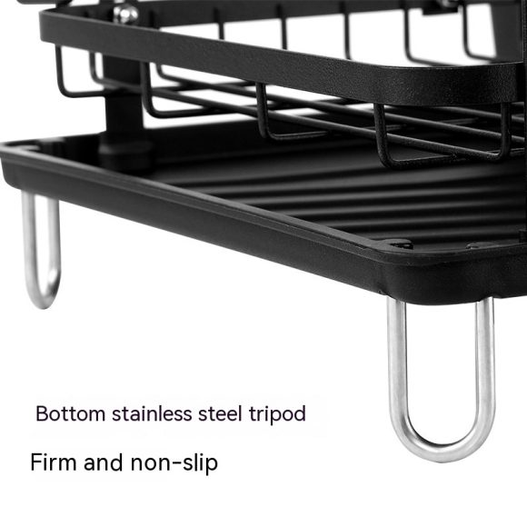 Home Kitchen Double-layer Draining Rack - Image 5