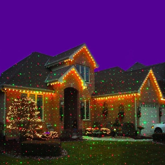 Christmas Laser Projector 8 Patterns LED Lights With Remote - Image 7