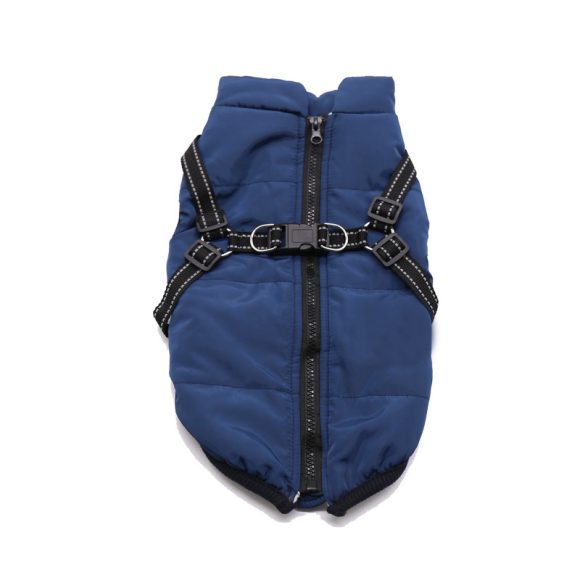 Pet Clothes Winter Dog Cotton Coat Chest Back Integrated Cotton Vest - Image 5