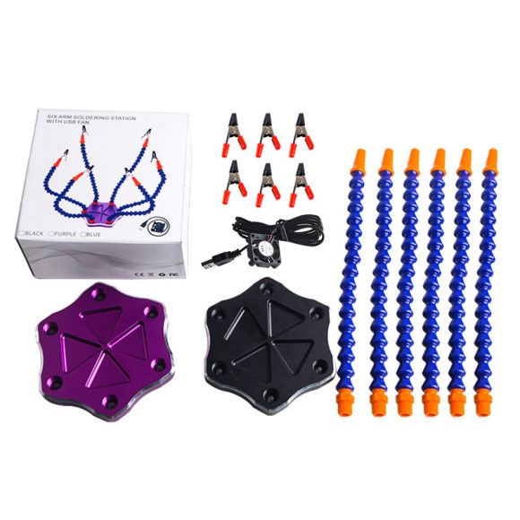 Model Repair Tool Six Jaw Multi Function Aluminum Alloy Welding Station - Image 4