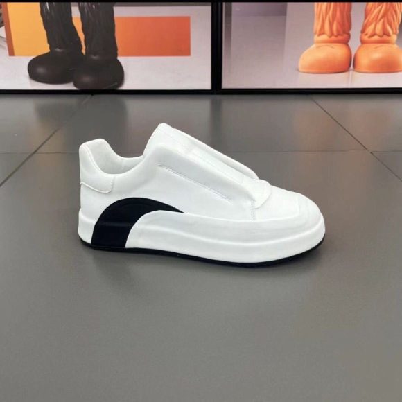 Genuine Leather Slip-on Breathable Running Casual Shoes - Image 3