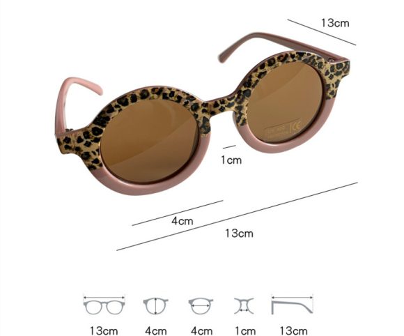 Children's Sunglasses Round Frame Sun Protection And Sunshade Fashion All-matching - Image 7