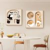Cute Cat Dining Roomliving Room Cream Style Desktop Decorative Painting - Image 7