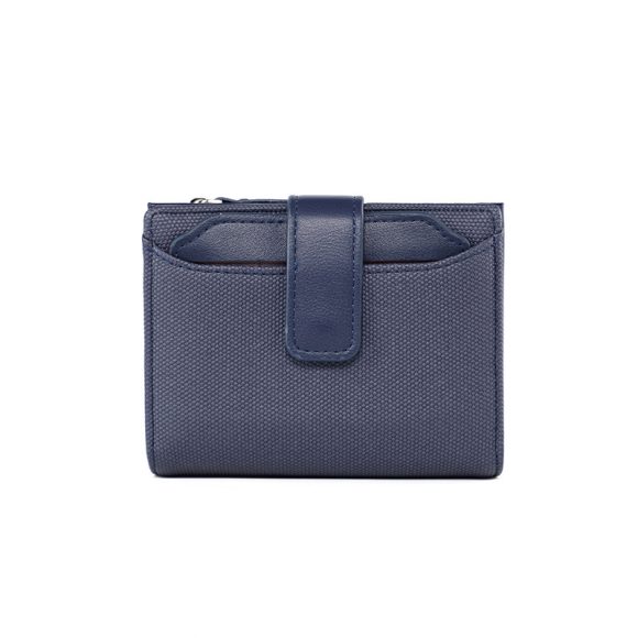 Women's Short Solid Color Leather Wallet - Image 8
