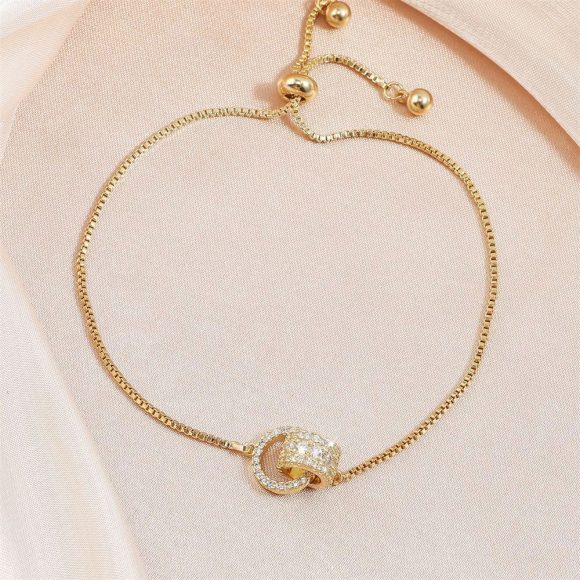Double Ring Micro Necklace Simple Women's Fashion - Image 5