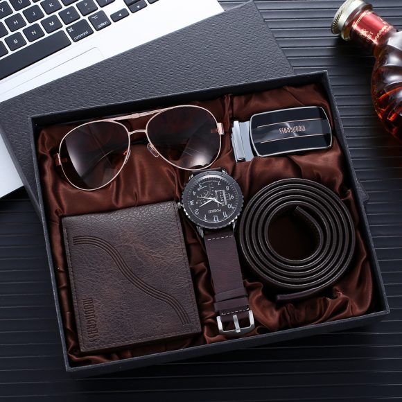 Watch Temperament Belt Wallet Glasses Suit - Image 7