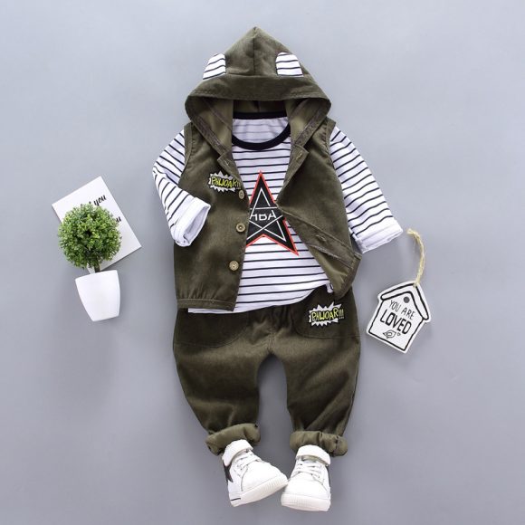 Children's Clothes Boys' Suits Boys' Autumn Three-Piece Suits - Image 5