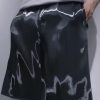 Casual Glitter Fabric Cropped Pants - Image 2
