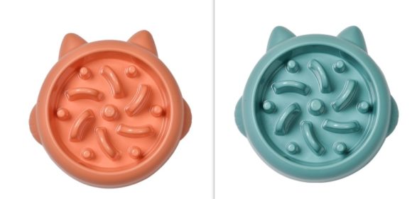 Pet Dog Cat Slow Feeder Bowls Anti Choking Slow Feeder Dish Bowl Home Dog Eating Plate Anti Gulping Bowl Supplies - Image 9