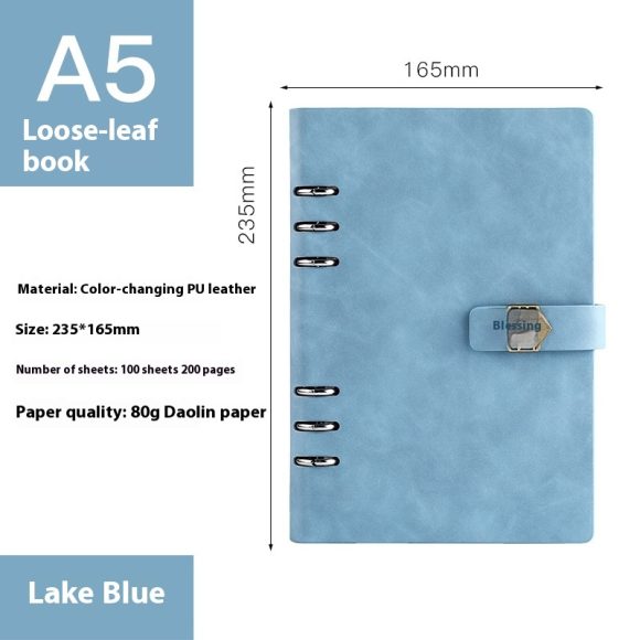 A5 Notebook Loose-leaf Removable Notepad Business Office Meeting - Image 10