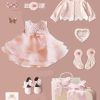 Baby High-end Gift Box Little Princess Dress Lace Dress Suit - Image 3