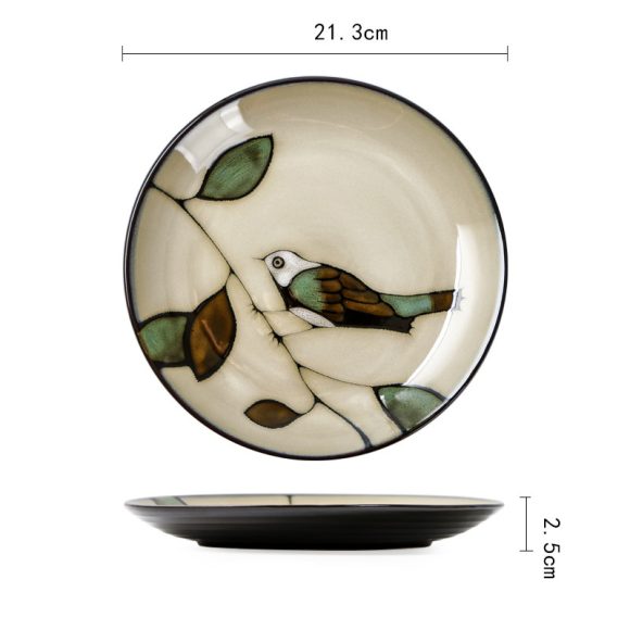 Japanese Ceramic Dishes Bowls Dishes Individuality - Image 3