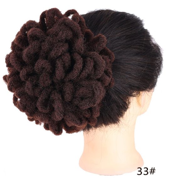 African Wig Bun Hair Bag Drawstring Dreadlocks Afro Hair Bag - Image 3
