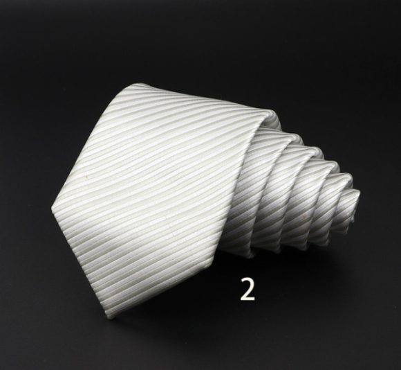 Men's Striped British Gentleman Polyester Fiber Tie - Image 4