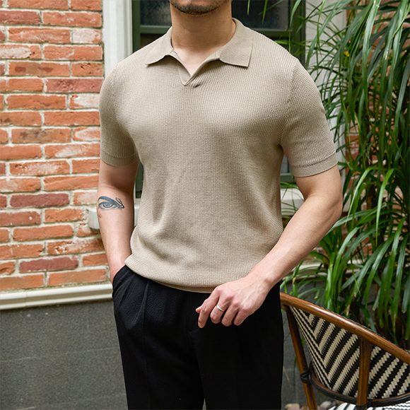 Knitwear Retro Casual Men's Business - Image 8