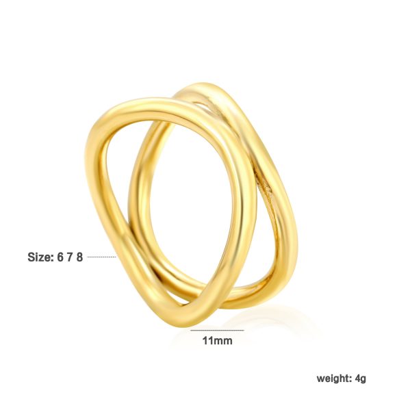 Retro 18K Zircon Ring Fashion - Image 9
