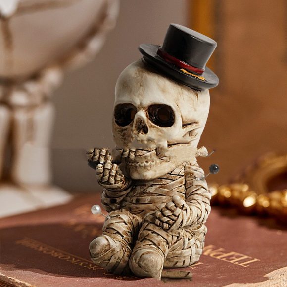 Resin Crafts Halloween Decorations Home Skull Aromatherapy Home Decor - Image 4